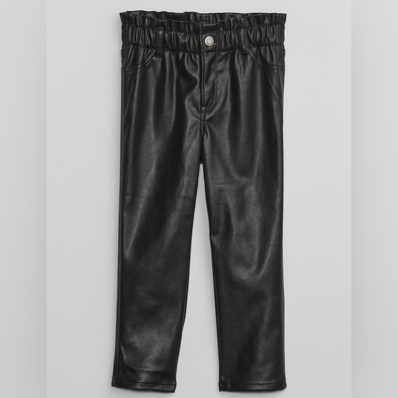 BabyGap Vegan-Leather Mom Pants Toddler Size 4 - Picture 1 of 6